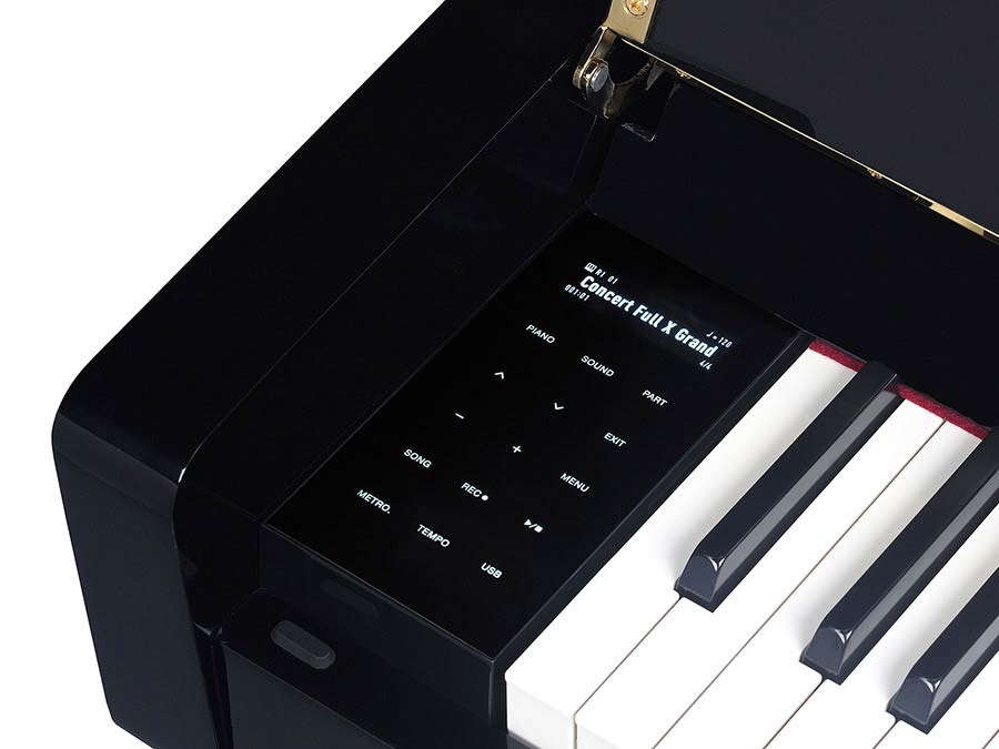Medeli UP-805 zwart hoogglans