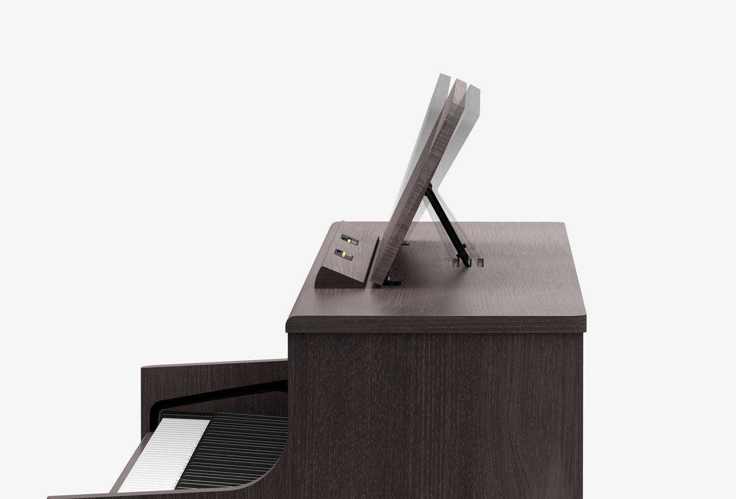 Roland HP704 - Zwart Hoogglans
