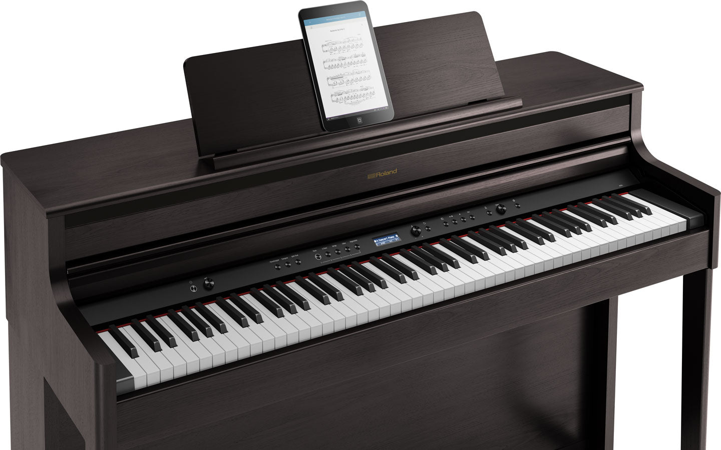 Roland HP704 - Zwart Hoogglans