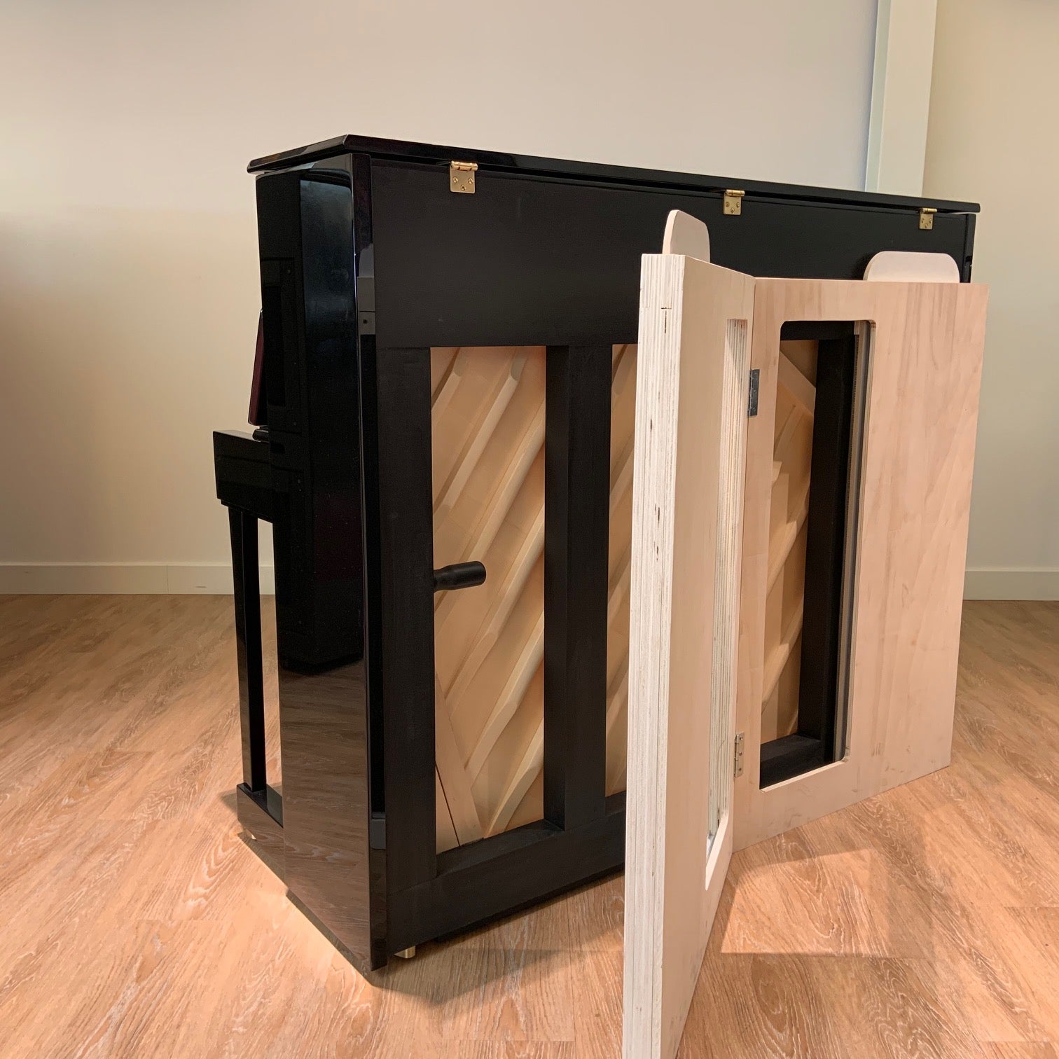 Piano acoustic silent system