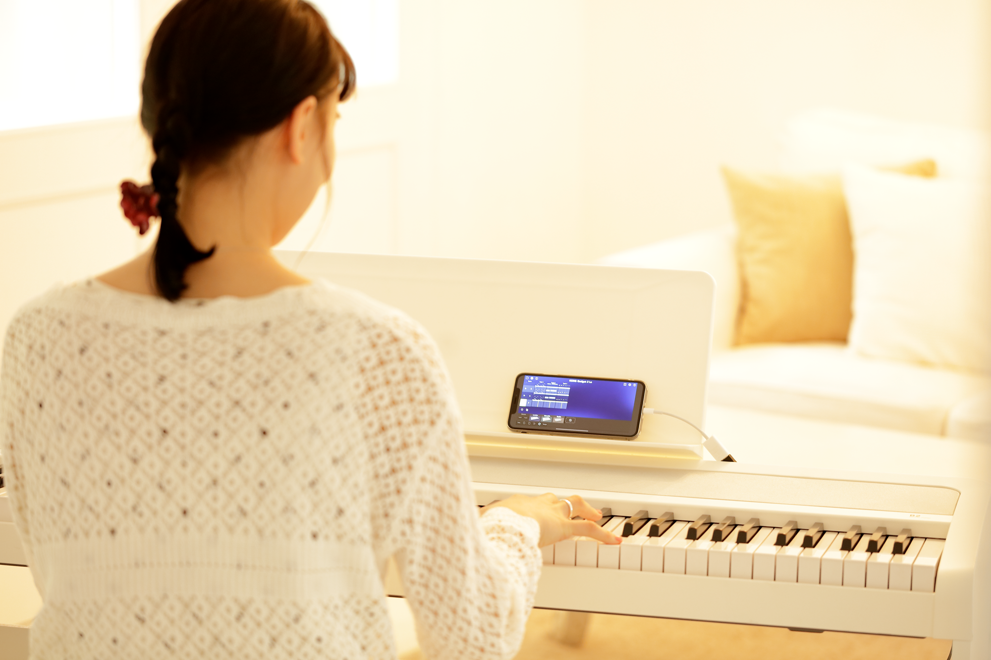 Korg B2 wit